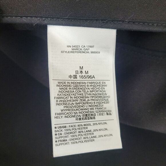 GAP drop shoulder wool blend jacket - Picture 10 of 15